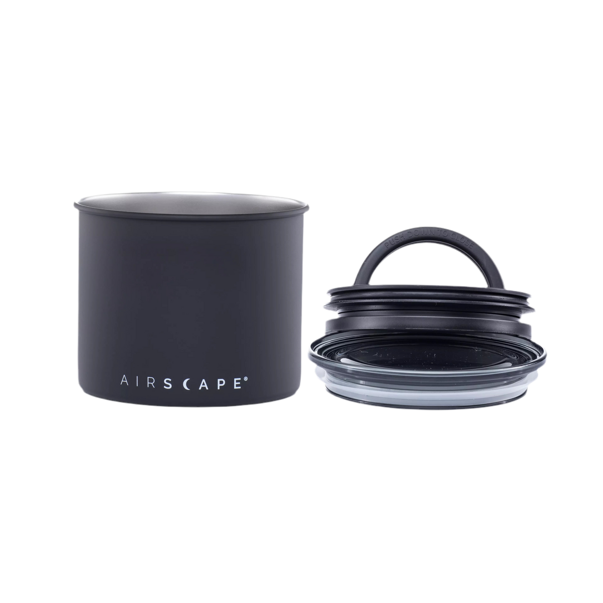 Airscape Aufbewahrungsbox Matt Schwarz (250g + 500g)