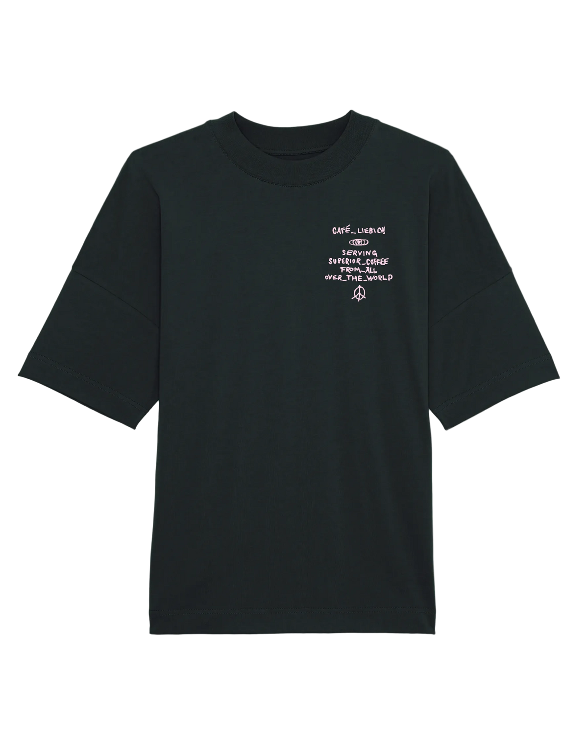 T Shirt Love. Peace. Coffee (XXS-XL)