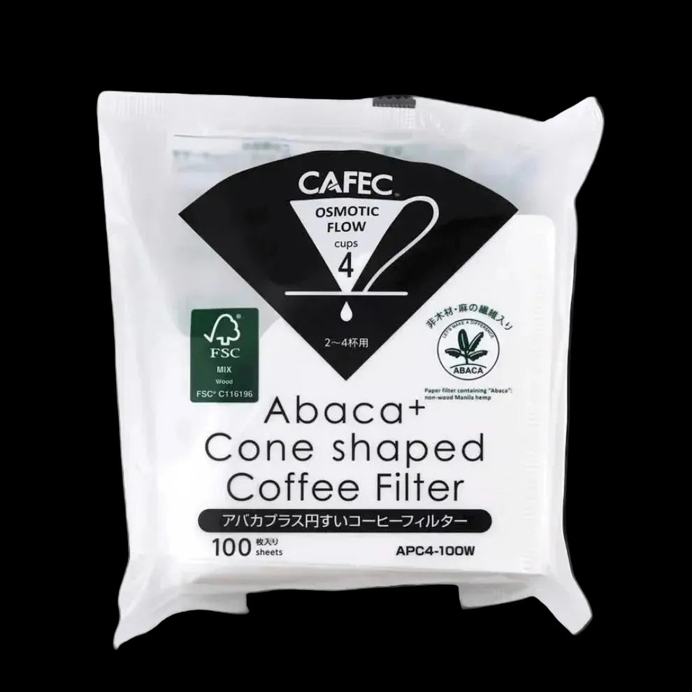 Filterpapier Cafec Abaca+ (Größen 1+4)
